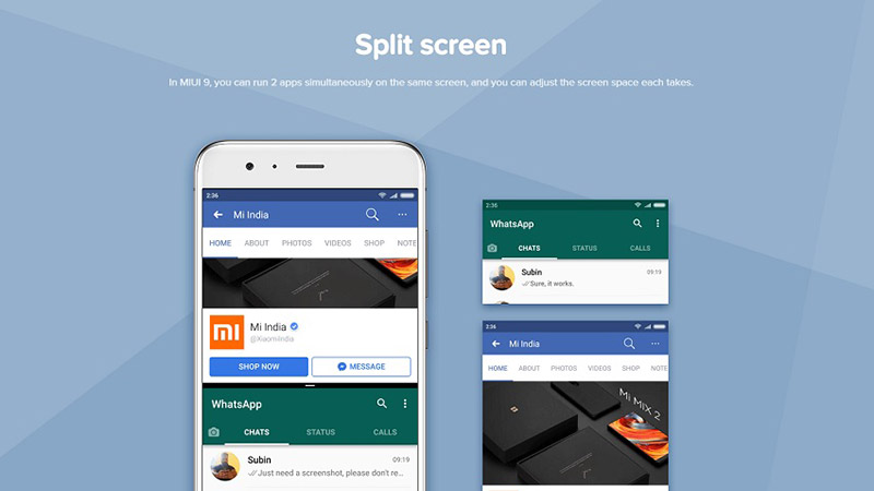Split Screen Xiaomi